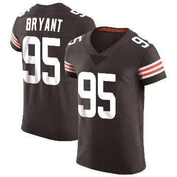 ＃95 Men's Armonty Bryant Brown Elite Cleveland Browns Vapor Jersey