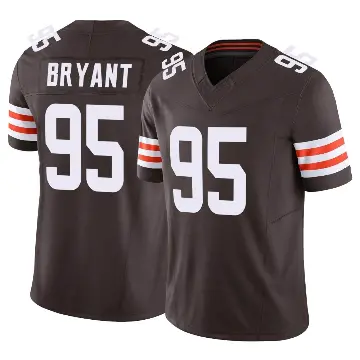 ＃95 Men's Armonty Bryant Brown Limited Cleveland Browns Vapor F.U.S.E. Jersey