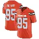 ＃95 Men's Armonty Bryant Orange Limited Cleveland Browns Alternate Vapor Untouchable Jersey