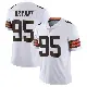 ＃95 Men's Armonty Bryant White Limited Cleveland Browns Vapor Untouchable Jersey