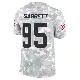 ＃95 Men's Myles Garrett Arctic Camo Limited Cleveland Browns 2024 Salute to Service Jersey