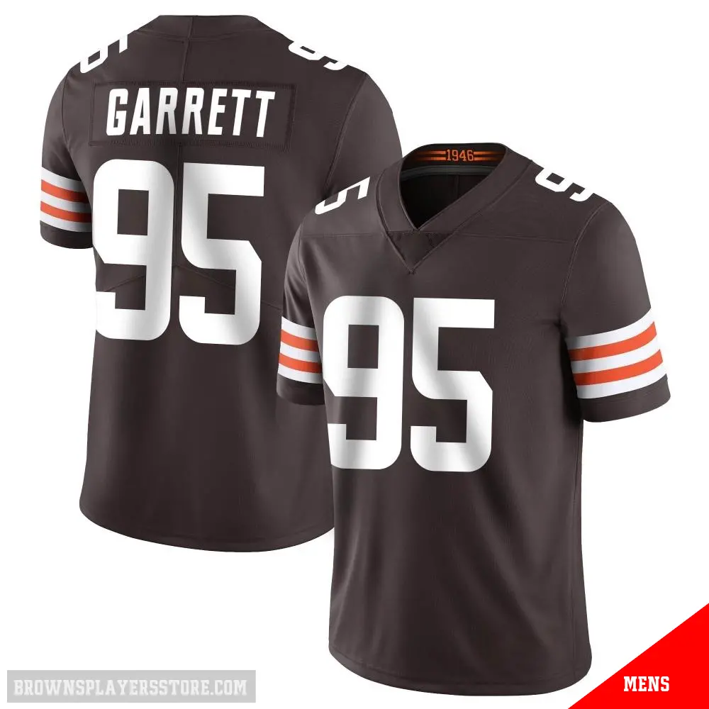 ＃95 Men's Myles Garrett Brown Limited Cleveland Browns Team Color Vapor Untouchable Jersey