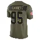＃95 Men's Myles Garrett Olive Limited Cleveland Browns 2025 Salute to Service Jersey