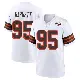 ＃95 Men's Myles Garrett White Game Cleveland Browns 1946 Collection Alternate Jersey
