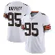 ＃95 Men's Myles Garrett White Limited Cleveland Browns Vapor Untouchable Jersey