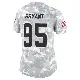 ＃95 Women's Armonty Bryant Arctic Camo Limited Cleveland Browns 2024 Salute to Service Jersey