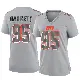 ＃95 Women's Myles Garrett Gray Game Cleveland Browns Atmosphere Fashion Jersey
