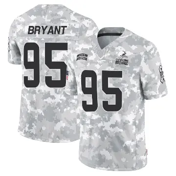 ＃95 Youth Armonty Bryant Arctic Camo Limited Cleveland Browns 2024 Salute to Service Jersey