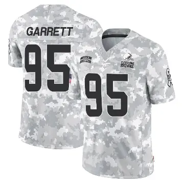 ＃95 Youth Myles Garrett Arctic Camo Limited Cleveland Browns 2024 Salute to Service Jersey