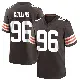 ＃96 Men's Maliek Collins Brown Game Cleveland Browns Team Color Jersey
