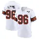 ＃96 Men's Maliek Collins White Game Cleveland Browns 1946 Collection Alternate Jersey