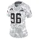 ＃96 Women's Maliek Collins Arctic Camo Limited Cleveland Browns 2024 Salute to Service Jersey