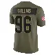 ＃96 Youth Maliek Collins Olive Limited Cleveland Browns 2025 Salute to Service Jersey