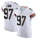 ＃97 Men's Logan Fano White Elite Cleveland Browns Vapor Jersey