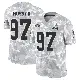 ＃97 Men's Maurice Hurst II Arctic Camo Limited Cleveland Browns 2024 Salute to Service Jersey
