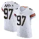＃97 Men's Maurice Hurst II White Elite Cleveland Browns Vapor Jersey