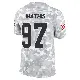 ＃97 Men's Ochaun Mathis Arctic Camo Limited Cleveland Browns 2024 Salute to Service Jersey