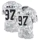 ＃97 Men's Ralph Holley Arctic Camo Limited Cleveland Browns 2024 Salute to Service Jersey