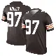 ＃97 Men's Ralph Holley Brown Legend Cleveland Browns Jersey