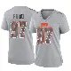 ＃97 Women's Logan Fano Gray Game Cleveland Browns Atmosphere Fashion Jersey