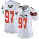 ＃97 Women's Logan Fano White Limited Cleveland Browns Vapor Untouchable Jersey