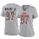 ＃97 Women's Maurice Hurst II Gray Game Cleveland Browns Atmosphere Fashion Jersey