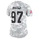 ＃97 Women's Ochaun Mathis Arctic Camo Limited Cleveland Browns 2024 Salute to Service Jersey