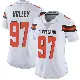 ＃97 Women's Ralph Holley White Limited Cleveland Browns Vapor Untouchable Jersey