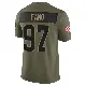 ＃97 Youth Logan Fano Olive Limited Cleveland Browns 2025 Salute to Service Jersey