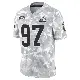 ＃97 Youth Maurice Hurst II Arctic Camo Limited Cleveland Browns 2024 Salute to Service Jersey