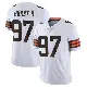 ＃97 Youth Maurice Hurst II White Limited Cleveland Browns Vapor Untouchable Jersey