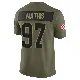 ＃97 Youth Ochaun Mathis Olive Limited Cleveland Browns 2025 Salute to Service Jersey