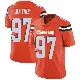 ＃97 Youth Ochaun Mathis Orange Limited Cleveland Browns Alternate Vapor Untouchable Jersey