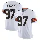 ＃97 Youth Ochaun Mathis White Limited Cleveland Browns Vapor Untouchable Jersey