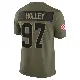 ＃97 Youth Ralph Holley Olive Limited Cleveland Browns 2025 Salute to Service Jersey