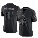 ＃98 Men's Adin Huntington Black Limited Cleveland Browns Reflective Jersey