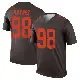 ＃98 Men's Marcus Haynes Brown Legend Cleveland Browns Alternate Jersey