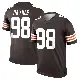 ＃98 Men's Marcus Haynes Brown Legend Cleveland Browns Jersey