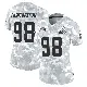＃98 Women's Adin Huntington Arctic Camo Limited Cleveland Browns 2024 Salute to Service Jersey