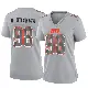 ＃98 Women's Adin Huntington Gray Game Cleveland Browns Atmosphere Fashion Jersey