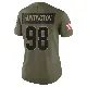 ＃98 Women's Adin Huntington Olive Limited Cleveland Browns 2025 Salute to Service Jersey