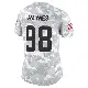 ＃98 Women's Marcus Haynes Arctic Camo Limited Cleveland Browns 2024 Salute to Service Jersey