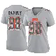 ＃98 Women's Marcus Haynes Gray Game Cleveland Browns Atmosphere Fashion Jersey