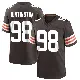＃98 Youth Adin Huntington Brown Game Cleveland Browns Team Color Jersey