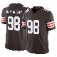 ＃98 Youth Adin Huntington Brown Limited Cleveland Browns Vapor F.U.S.E. Jersey