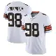 ＃98 Youth Adin Huntington White Limited Cleveland Browns Vapor Untouchable Jersey