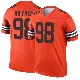 ＃98 Youth Marcus Haynes Orange Legend Cleveland Browns Inverted Jersey
