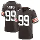 ＃99 Men's Cameron Thomas Brown Game Cleveland Browns Team Color Jersey