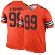 ＃99 Men's Cameron Thomas Orange Legend Cleveland Browns Inverted Jersey
