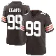 ＃99 Men's Julian Okwara Brown Game Cleveland Browns Team Color Jersey